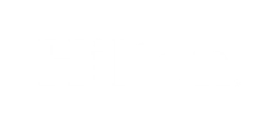 White pixelated text reads "Hilton" on a solid black background, evoking the modern style found at Printing House Nashville, a unique design hotel in the Tapestry Collection by Hilton.