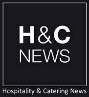 H&C NEWS logo with "Hospitality & Catering News" written below in white text on a black background.