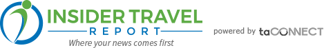 Insider Travel Report logo with the tagline "Where your news comes first," alongside the text "powered by taCONNECT" highlights Insider Travel Report as your go-to source for the latest industry updates.